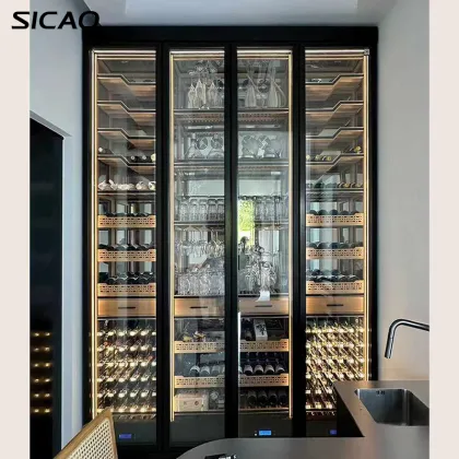 SICAO OEM Wine Cooler Cabinet: High Quality Temperature Control Wine Cellar
