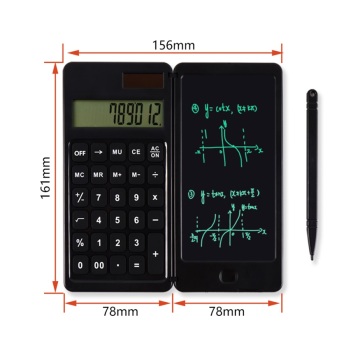 Calculadora de bolsillo inteligente con mesa de escritura