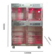 Stainless Steel Pet ICU Cage