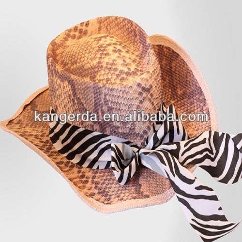 fashion cowboy hat/paper straw hat/hot sale hat
