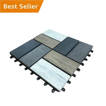Dalam stok: Penghantaran Cepat Warna Custom DIY 3D Decking WPC Waterproof Water untuk Kolam Renang
