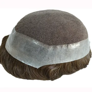 High-Quality Human Hair Men's Hairpieces & Toupees