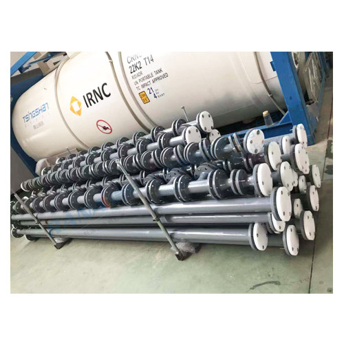 Сталёвая труба з укладышам з PTFE PFA ETFE ECTFE