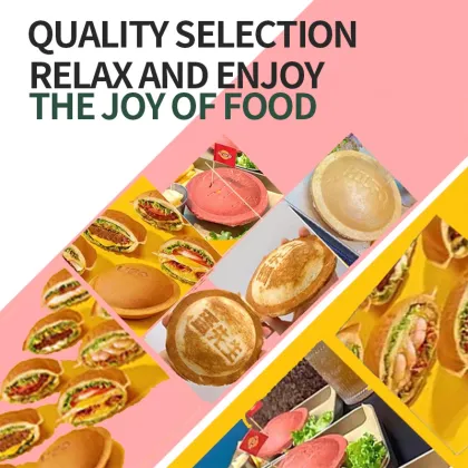 Hamburger and Dessert Waffle Maker: Fabricating Machine for Sandwiches and Cakes