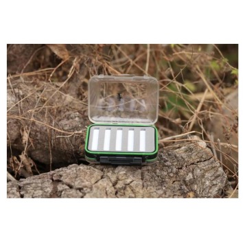 Waterproof Lightweight Fly Box with Easy Grip and Transparent Lid for Fly Fishing Lures