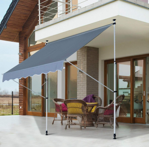 شرفة مشبك Sunshade المظلة المظلة قابلة للتعديل قابلة للتعديل