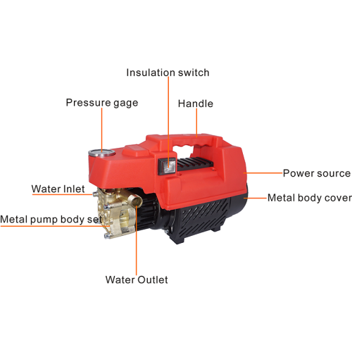 máquina de limpador de pressão de lavagem de carros de motor