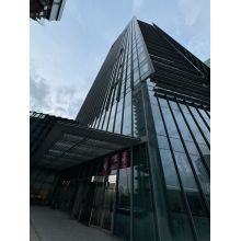 Vertical Exposed Horizontal Hidden Glass Curtain Wall