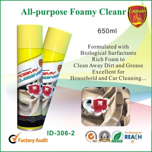 Biological Foamy Car Cleaning Chemicals For Bathroom , Furniture