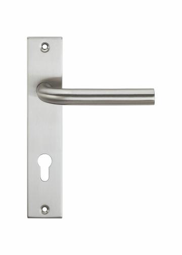 Quality back plate door handle on plate lock