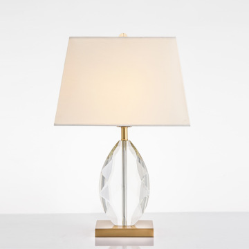 American Style Minimalist Heart-shaped Crystal Desk Lamp