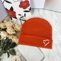 Coton-laine tricot chapeau de logo mignon de logo mignon