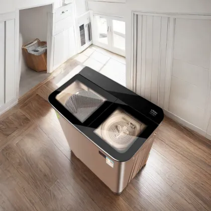 Portable Double Bucket Washing Machine with Spin Dryer