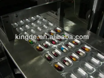 Fully automatic small alu alu blister packing machine for capsule/tablet/pill