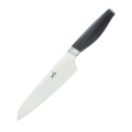 Coltello da cuoco con manico nero rinforzato