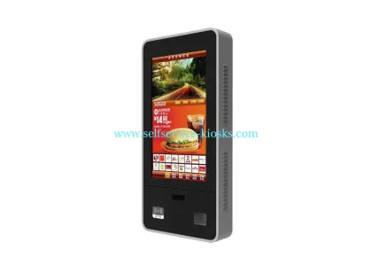 Apple Imitate Capacitive Touch Screen Kiosk , Station Payment V610