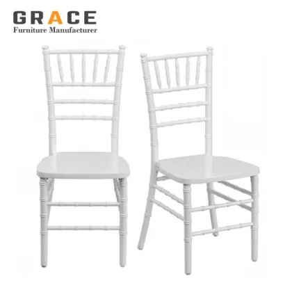Tiffany Chiavari Chairs for Luxury White Wedding