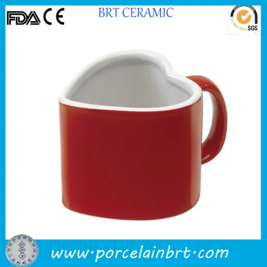 Custom red heart lover gift Ceramic Cup