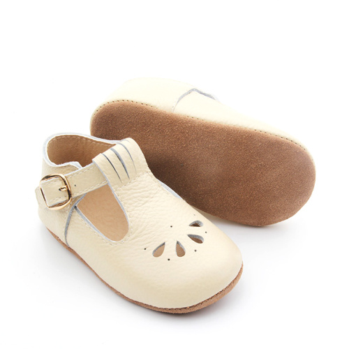 Bán buôn Hollow Out T Bar Baby Dress Shoes