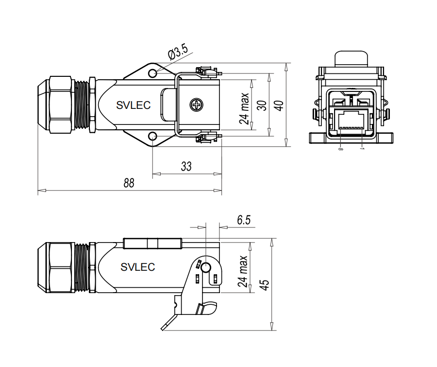 RJ45 connector 