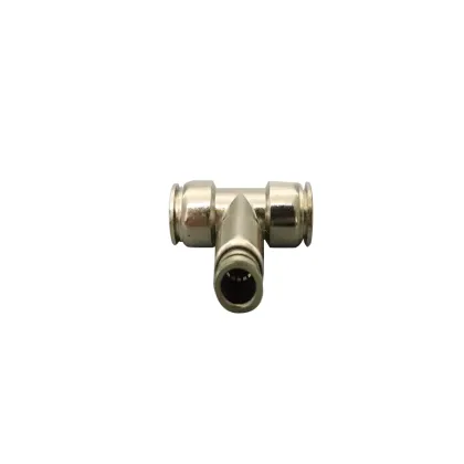 One Touch Air Fittings - Customizable Pneumatic Tee Fittings MPE Size