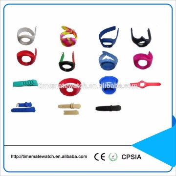 Customized Unisex 100% silicone changeable watch strap