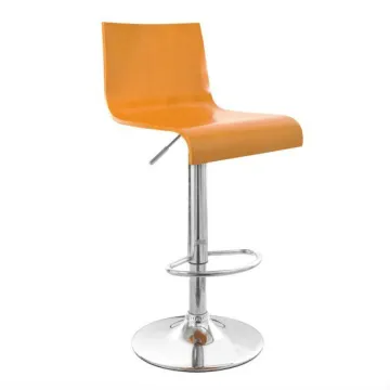 modern adjustable swivel wood JR-6136 bar stool