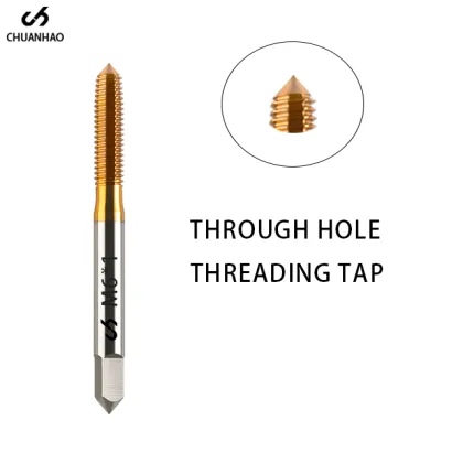 CH HSSE-M35 Cobalt Metal Tap & Die Set M6*1 Extrusion Tap with Tin Coating