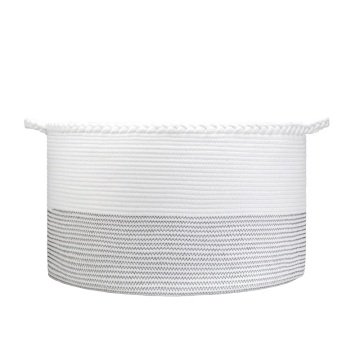 Hot selling Household Cotton Rope Basket Portable Hamper