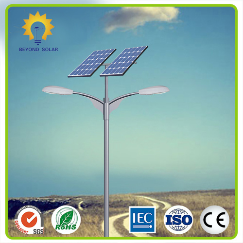 Solar street light with mounting pole in nigeria