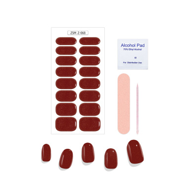 Lidankou Black Bow Gold Nail Stickers 3D UV Gel Nail Decals