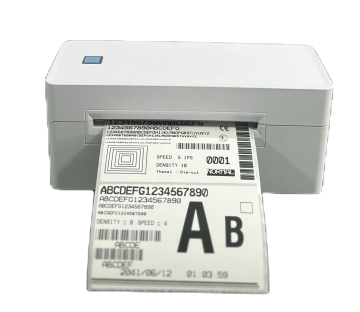 Imprimante d'étiquette d'expédition 4x6: imprimante d'étiquette thermique thermique Bluetooth imprimante avec USB et connectivité Bluetooth