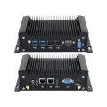 Ordinateur industriel sans fan avec double lan double com