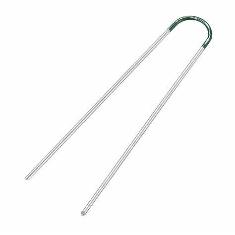 u shaped pins artificial ground nail garden stakes