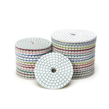 4 Inch Diamond Polishing Pads: Effective Tools for Marble, Granite, Quartz, and Stone Surface Finishing - Wet Use Recommended