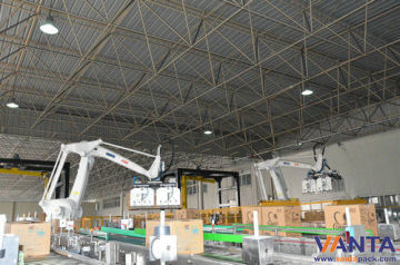 Parallel Intelligent Material Handling Robots  Servo Pneumatic