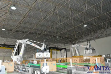 Parallel Intelligent Material Handling Robots  Servo Pneumatic