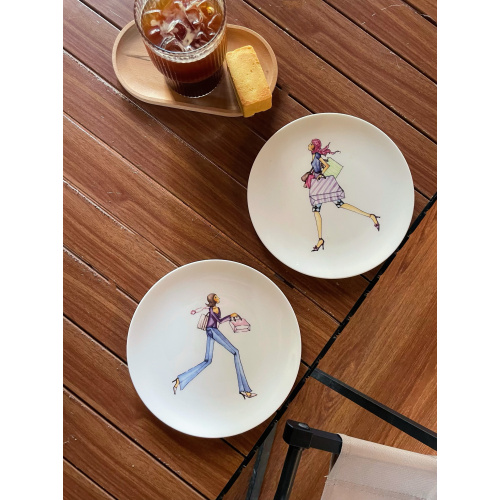 Creative personality plate, English dessert plate