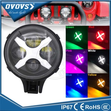 2016 new products 60w x shape drl 6inch led offroad work light for auto parts