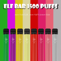 OEM Elf Bar 1500 kit de vape descartável Puff