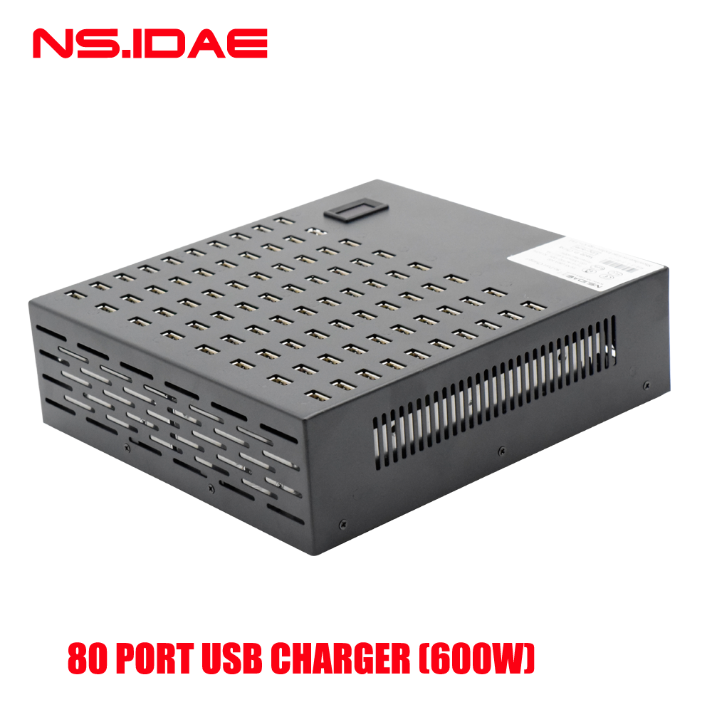 Industrial bench 80 port Usb Charger 