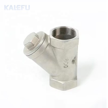 1/4" x 4 Inch 304/316 Stainless Steel Y-Type Strainer with NPT Threaded Fitting