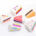 Beliebte bunte süße Kuchen süße Dessert geformte Polymer Clay für DIY Craft Ornamente Nail Arts Dekor Charms