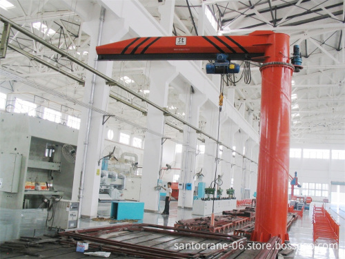 2023 New 2 Ton Slewing Jib Crane with Single Arm