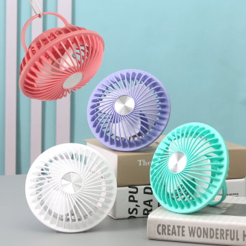 Ventilador recarregável montado em mesa e parede