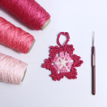 New handmade flower Christmas snowflake pendant decorations