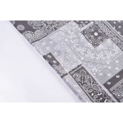 Knitted Cotton Recycle Polyester Single Jersey Print Fabric