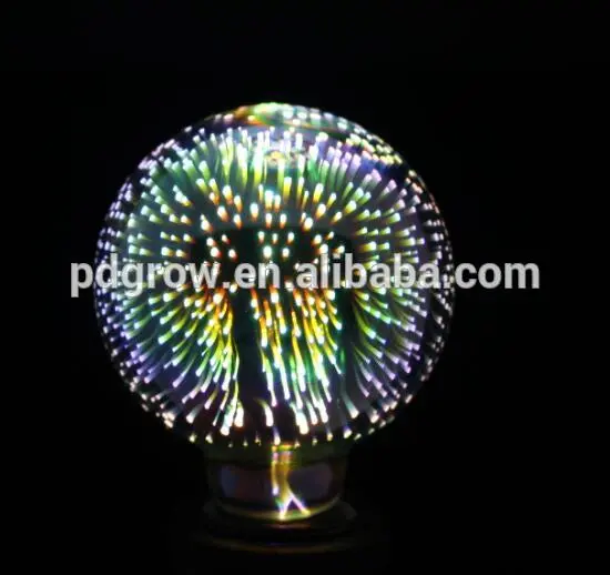 NEW 3.5W 3D Fireworks light G95/G30 Decorative led bulb