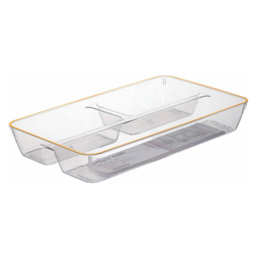 PET Clear Drawer Organizer Utensil Tray BPA Free