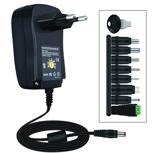 24W Charger d&#39;adaptateur de montage mural universel manuel